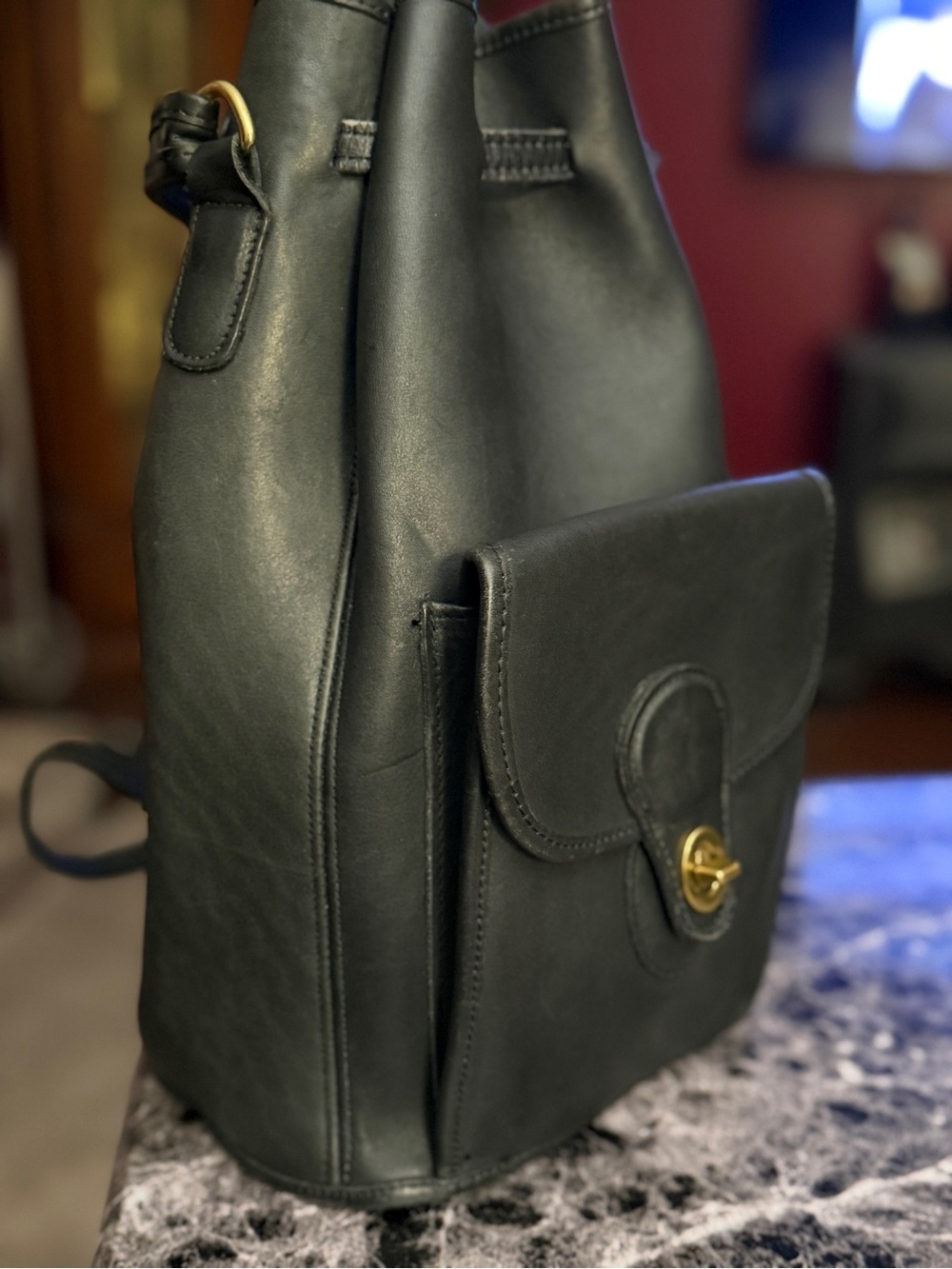 Vintage Coach Handle Backpack #9992 🔥❤️❤️ - Picture 8 of 11